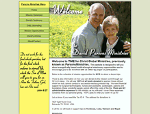Tablet Screenshot of parsonsministries.org